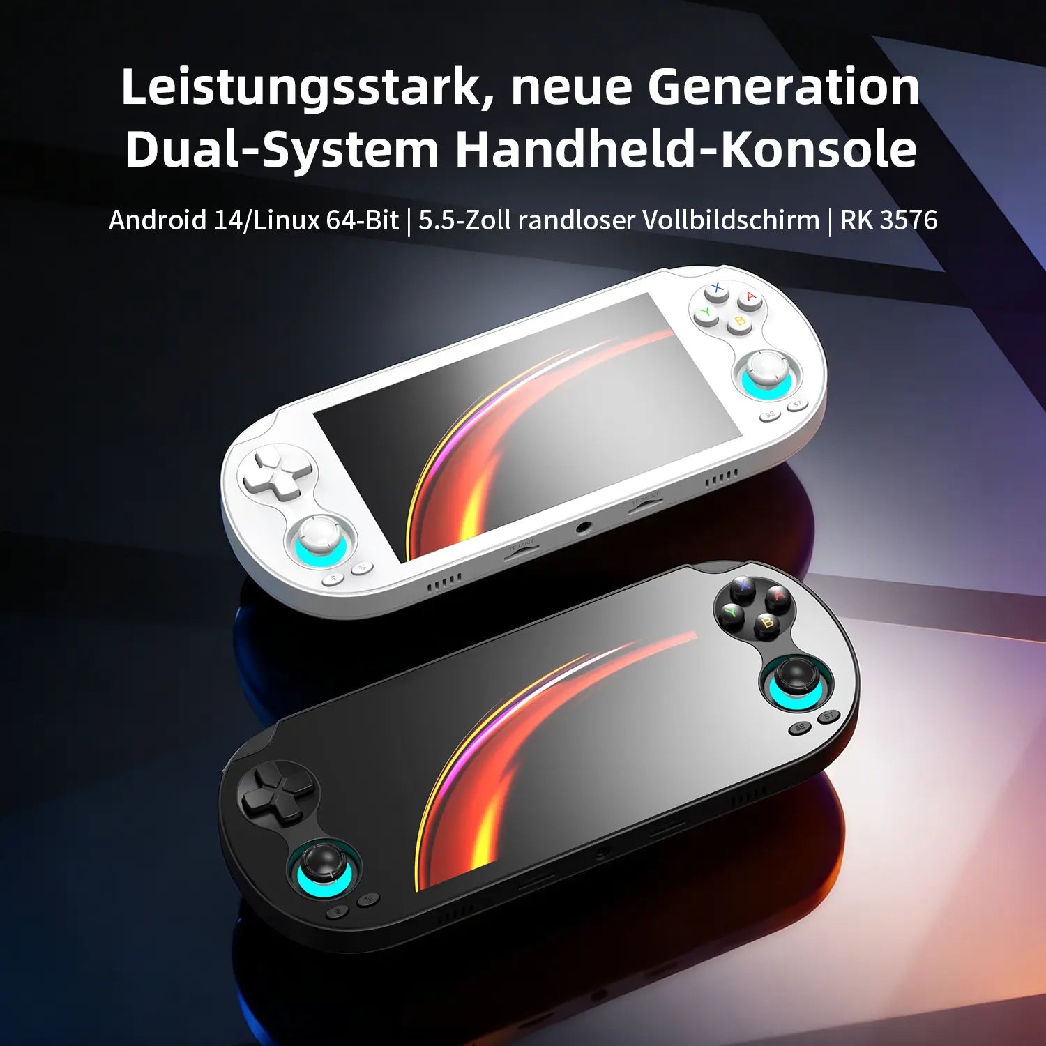 Neue Generation RK3576 Dual-System Handheld-Konsole Android Linux