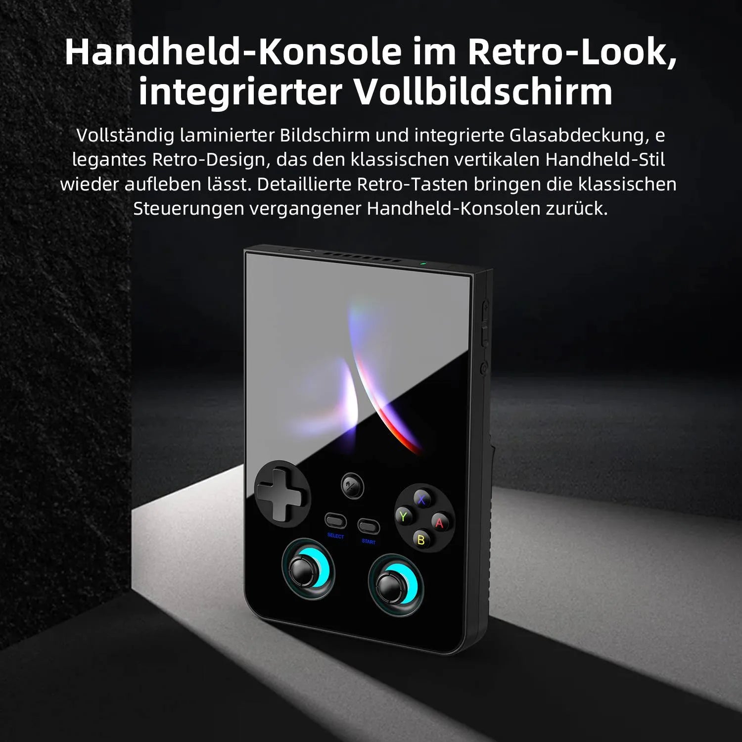 Anbernic RG 477V rahmenloses Vollbild-Display für ein immersives visuelles Erlebnis